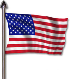 American flag free flag day clipart