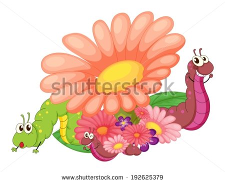 Cartoon insect garden clipart free vector for free download about