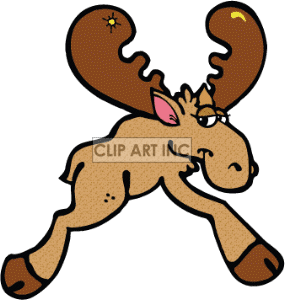 Cartoon moose clipart free clip art images