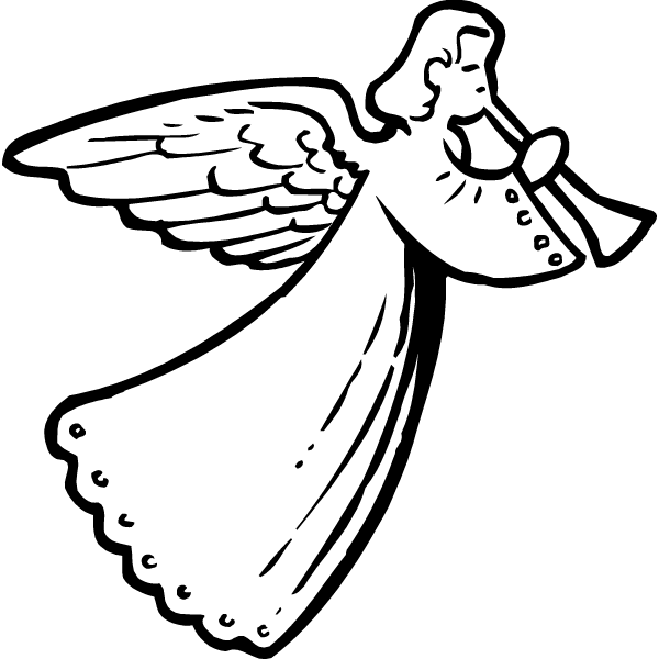 Christmas angel clipart free clipart