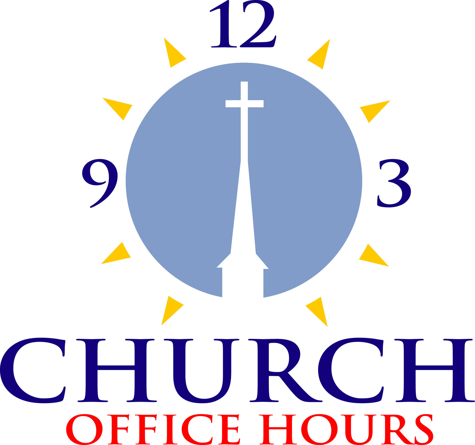 Church office hours clipart