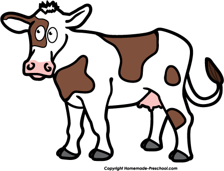 Clip art of cow