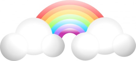 Cloud rainbow clip art free vector for free download about