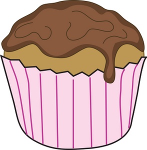 Cupcake clipart image frosted cupcake