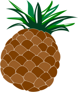 Cute pineapple clip art at vector clip art online