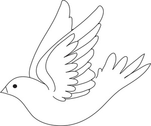 Dove clipart image royalty free clip art illustration of a