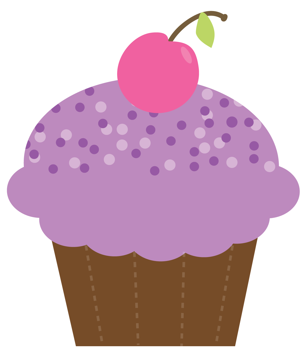 Drawing cupcake clipart