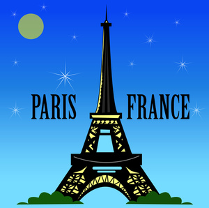 Eiffel tower clipart image clip art illustration of the eiffel