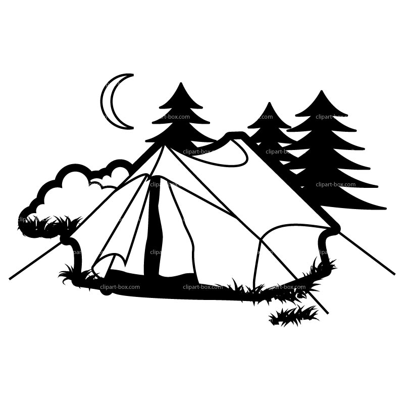 Free camping clipart