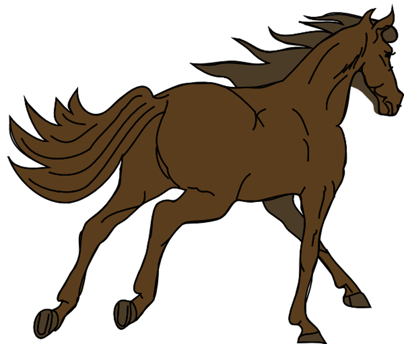 Horse and carriage clipart 2