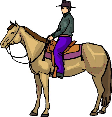 Horse and carriage clipart