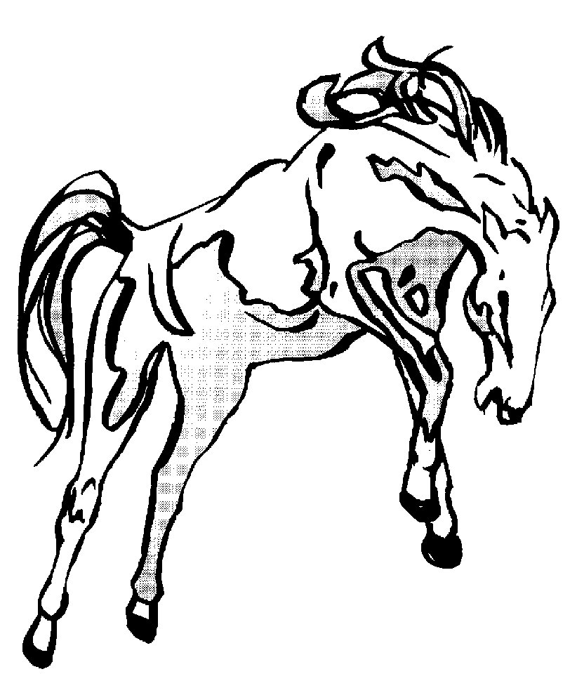 Horse free large file clipart