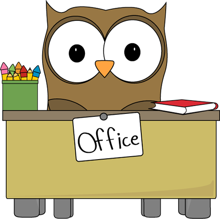 Owl office assistant clip art owl office assistant vector image