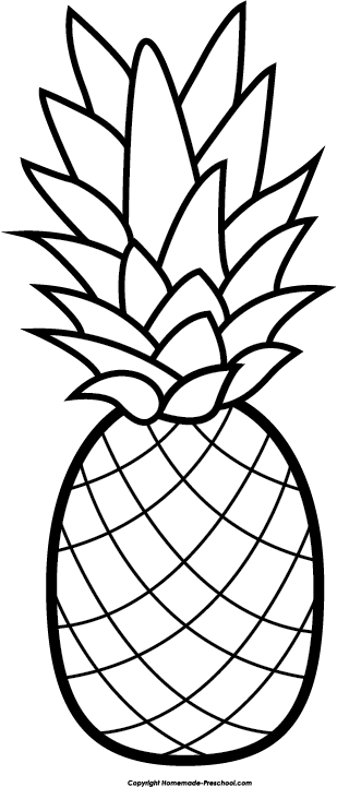 Pineapple free fruit clipart