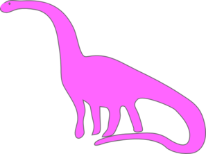 Pink dinosaur clip art at vector clip art online
