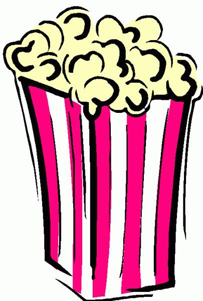 Popcorn eating pair clip clipart free clip art images