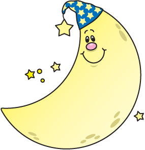 There is moon coloring free cliparts all used for clipart