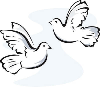 Two dove clipart free clipart images