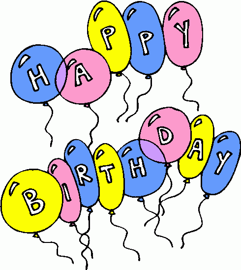 Animated happy birthday clipart clipart