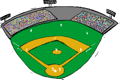 Baseball park clipart
