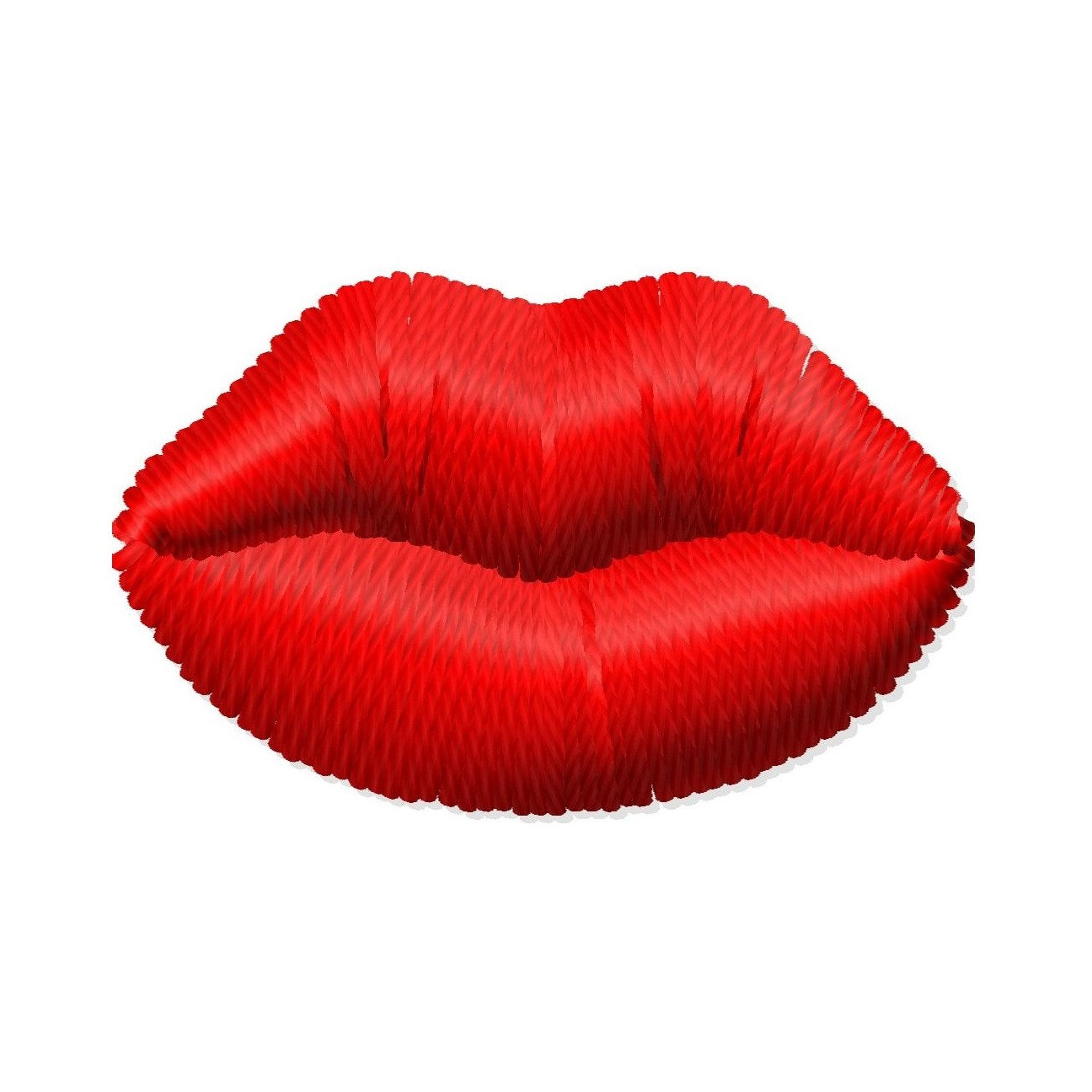 Cartoon kissy lips