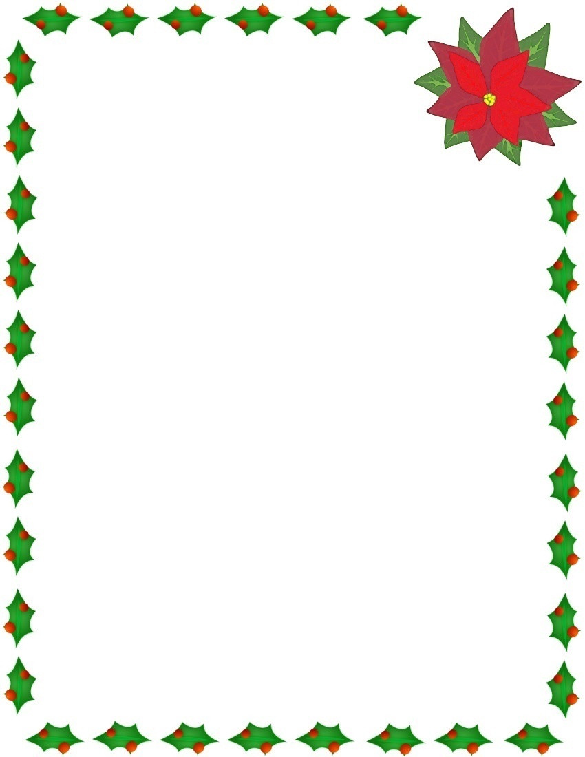 Christmas borders clipart happy holidays 2