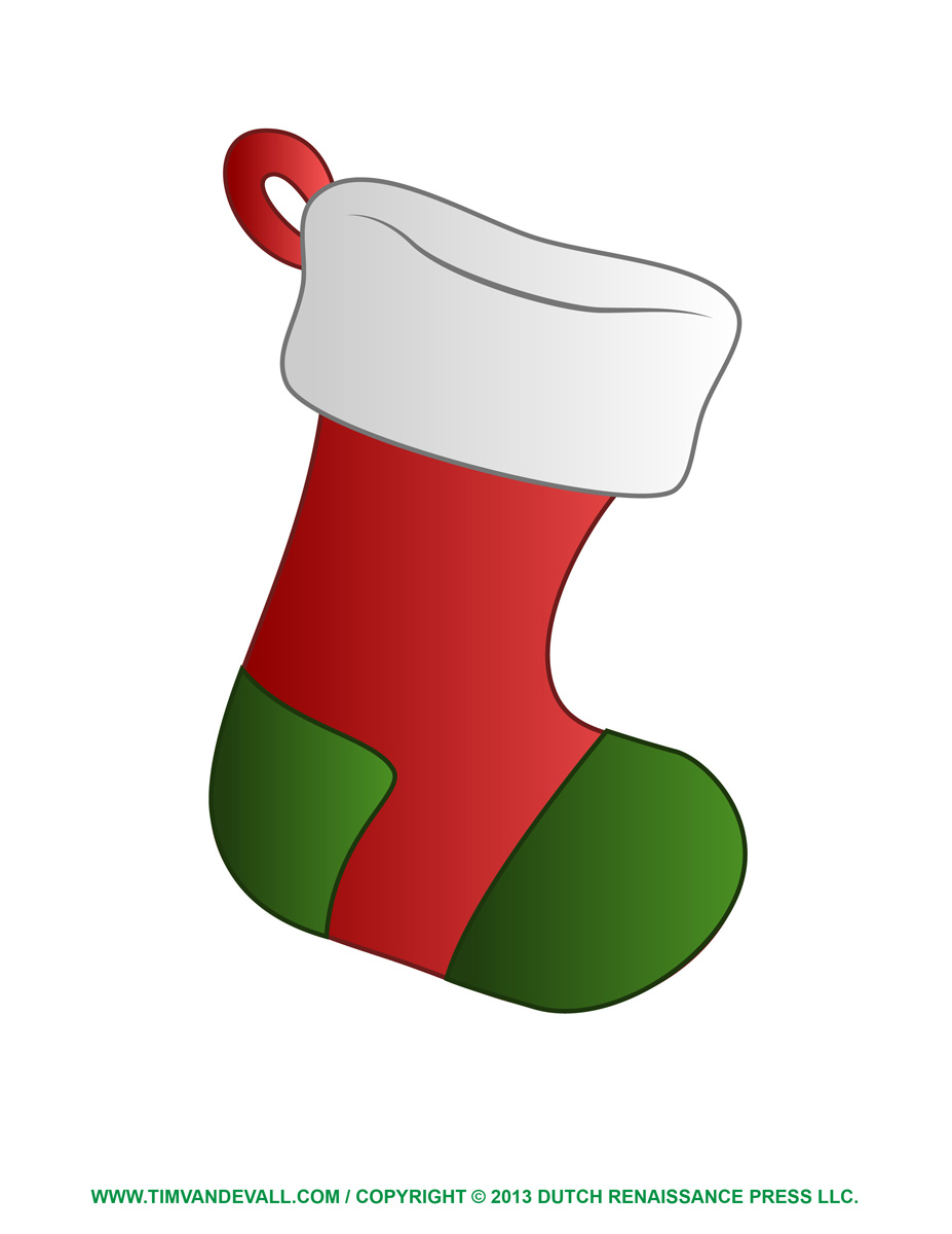Christmas stocking clip art happy holidays