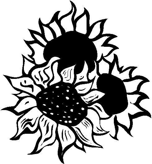 Clip art clip art sunflower 2