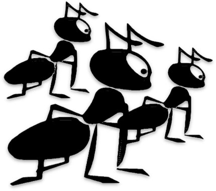 Free ant clipart black ants red ants