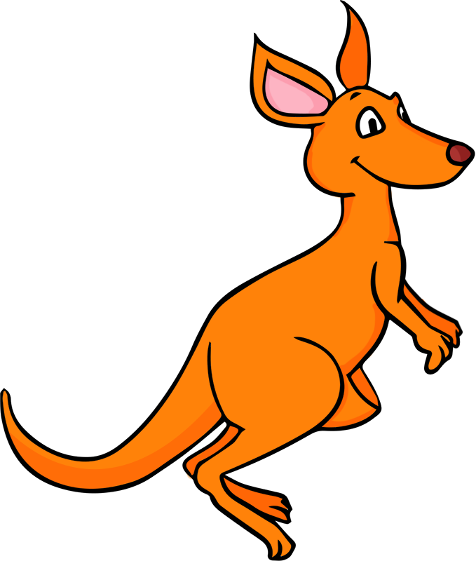 Kangaroo clip art 
