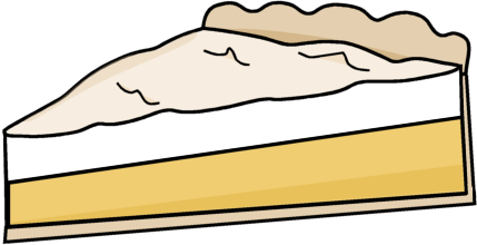 Lemon meringue pie clip art lemon meringue pie image