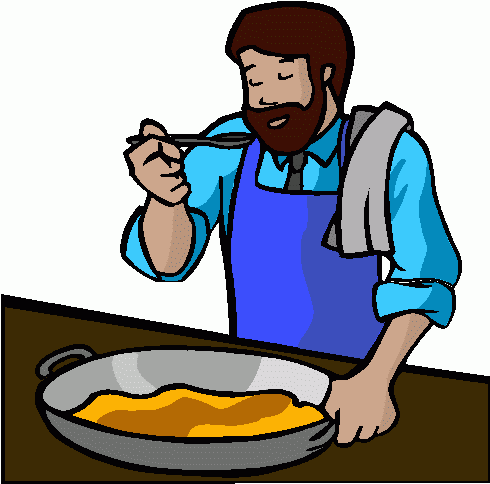 Man cooking clipart clipart