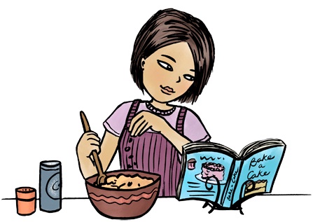 Mother cooking clipart free clipart images