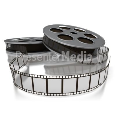 Movie film reels home and lifestyle great clipart for