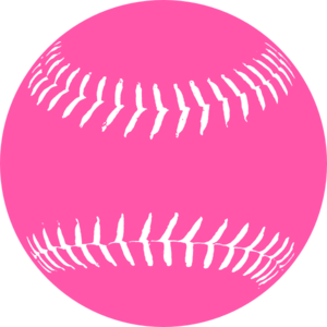 Pink softball clip art high quality clip art