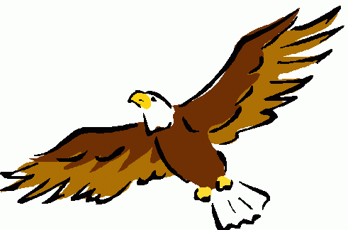 Printable eagle clipart painting for parents clip