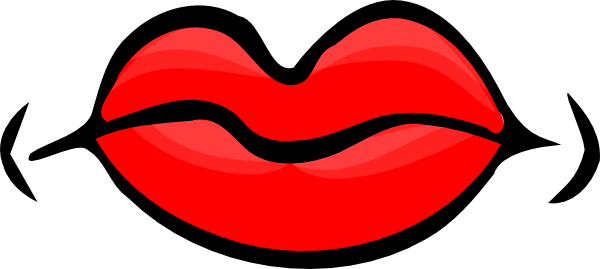 Red lips clipart clipart