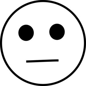 Sad face unsure smiley face clip art at vector clip art online
