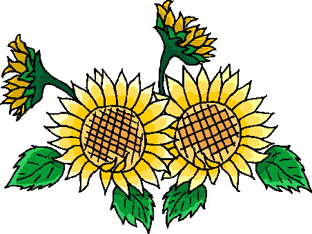Sunflower clip art 3