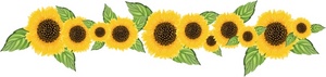 Sunflower clipart 5