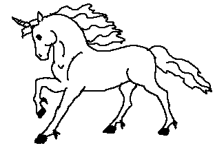 Unicorn pegasus clip art
