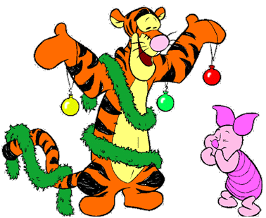 Winnie the pooh and friends christmas clip art images disney