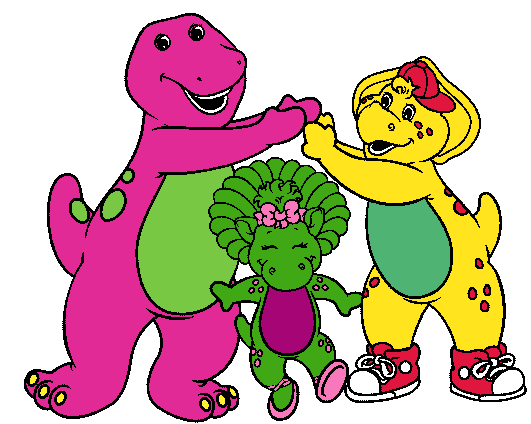 Barney and friends clip art cartoon clip art