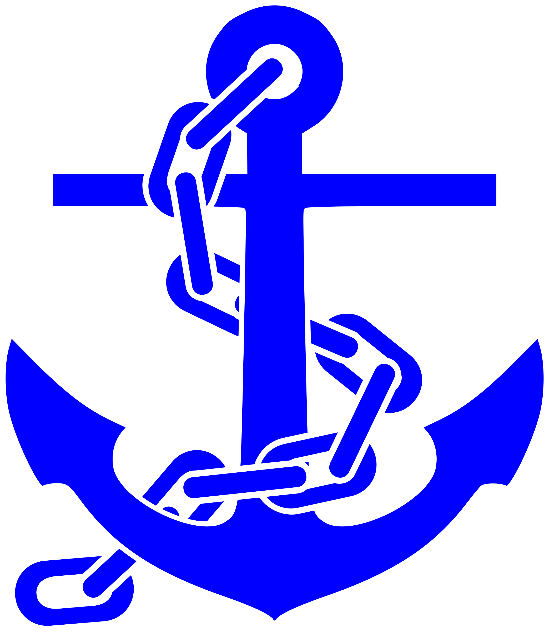 Clipart fouled anchor