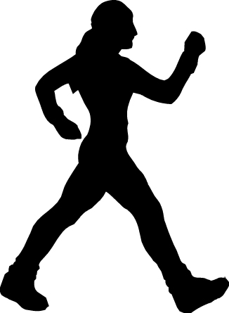 Exercise going out for long walks clipart clipart