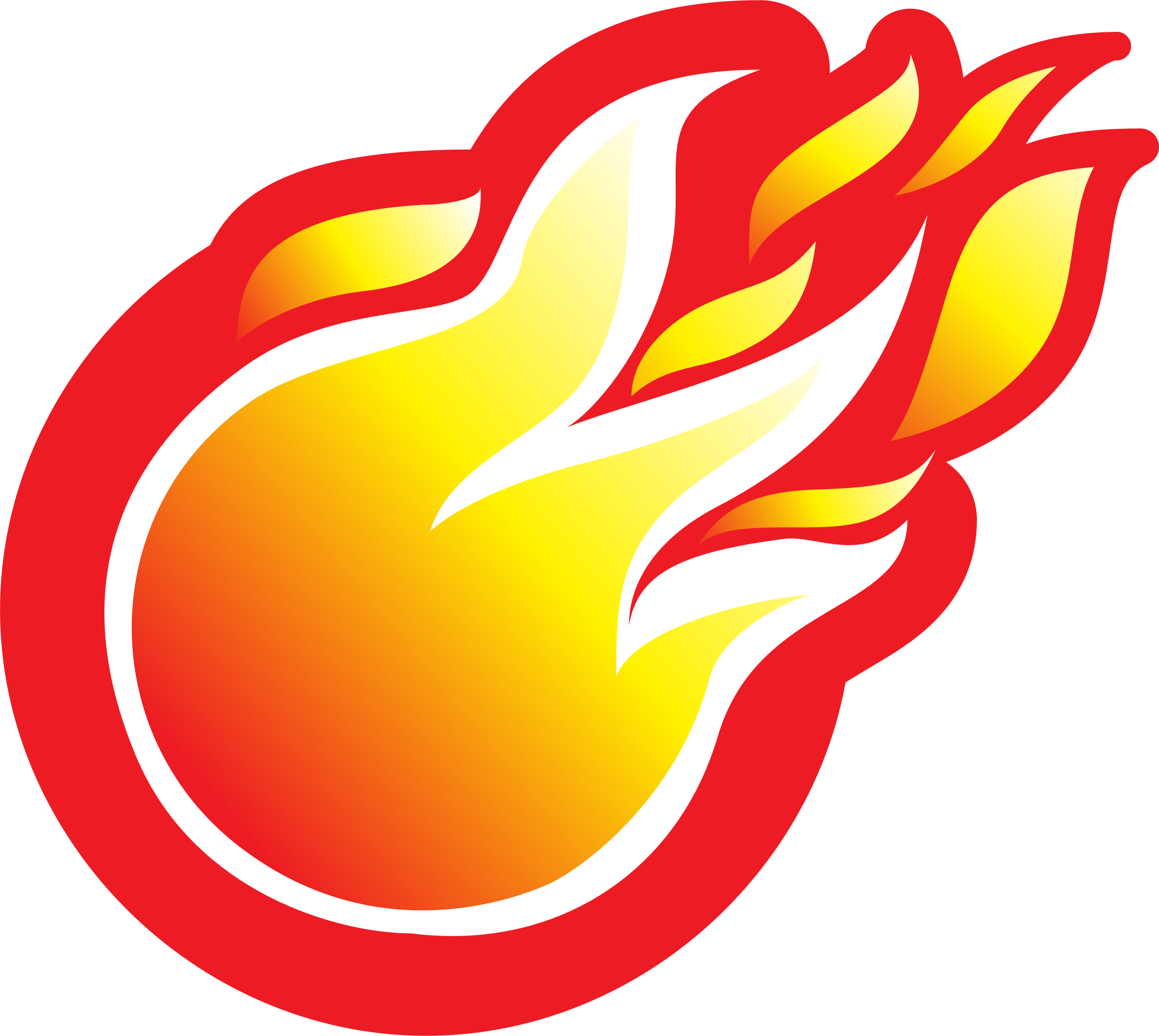 Flame fire icon clipart
