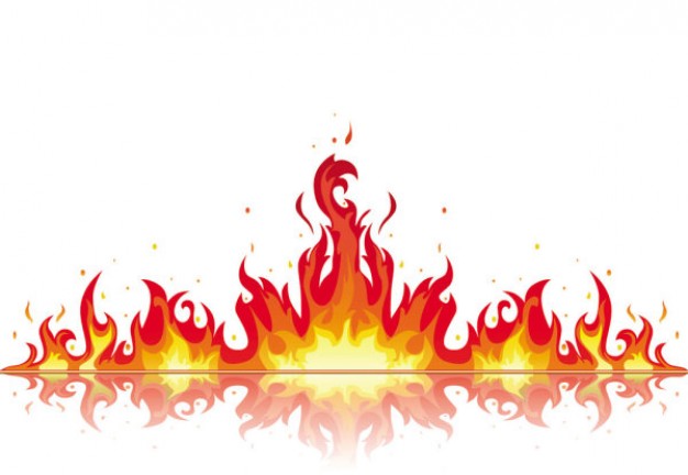 Flame vector clipart
