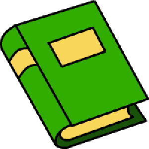 Library book clipart