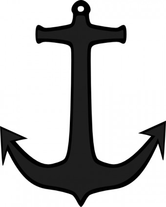 Simple anchor clip art free vector in open office drawing svg