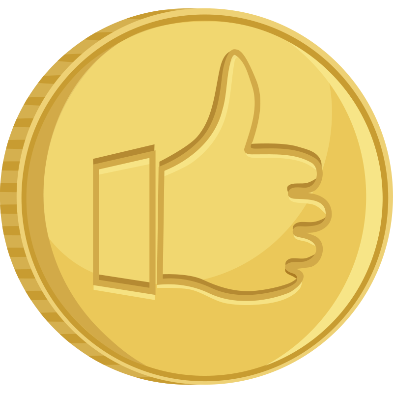 Smiley thumbs up clipart